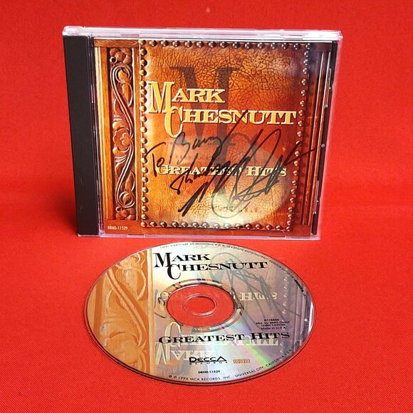 Mark Chestnutt Greatest Hits CD Signed 1996 - Picture 7 of 8